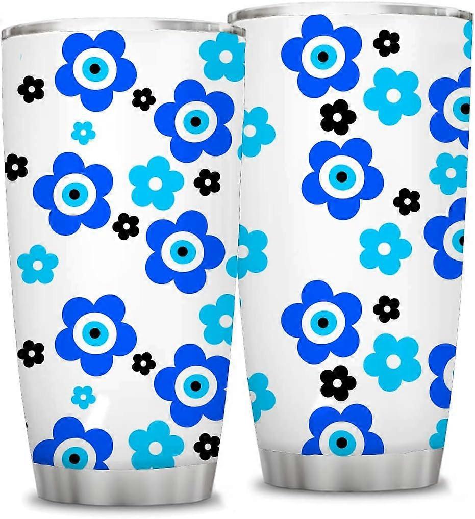 هدية 20 أوقية للنساء أمي فتيات ، زهور عين الشر هدية زرقاء تركية ، حماية هدية حظا سعيدا للنساء ، كوب قهوة للأصدقاء العاشقين ، هدية عيد الأم ، ريوس