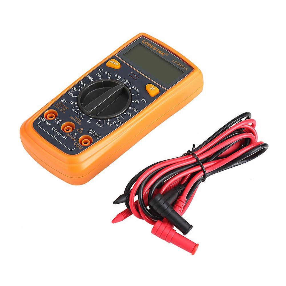 LD3801A Digital Multimeter Voltage Current Resistance Capacitance Tester Ammeter Auto Range