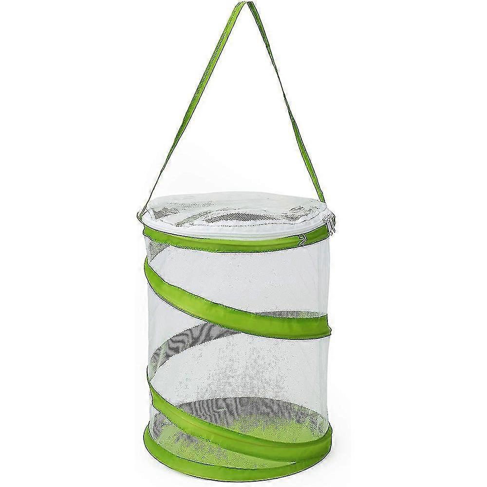 Foldable Insect Butterfly Habitat Cage Clear Mesh Portable Cage Container