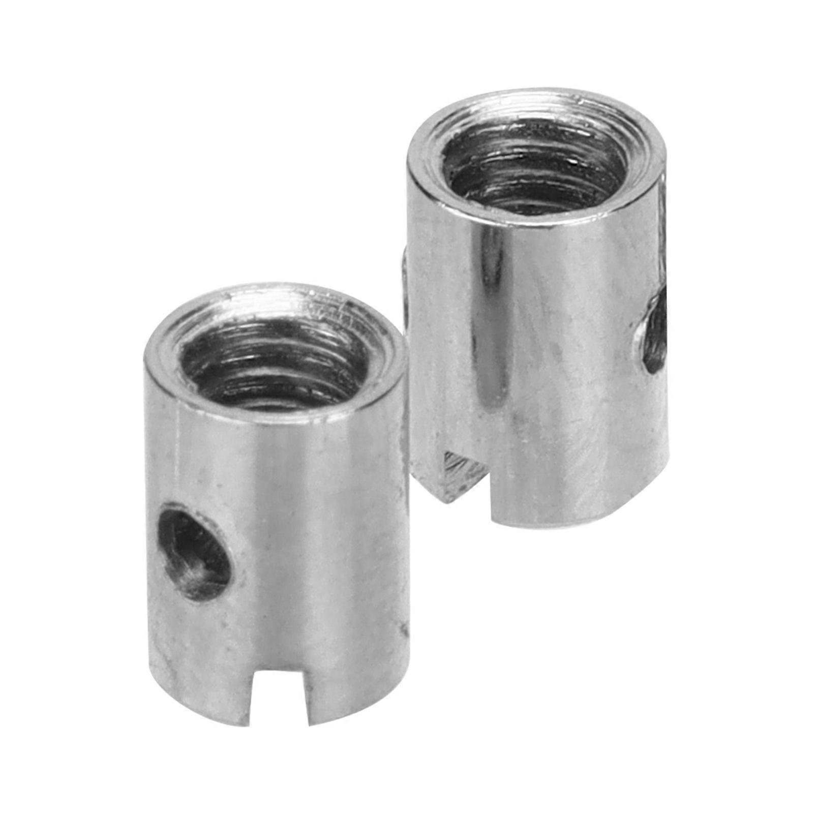 Solderless Nipple 0.2in OD with M4 Screws for Motorcycle Scooter Throttle Choke Nipple