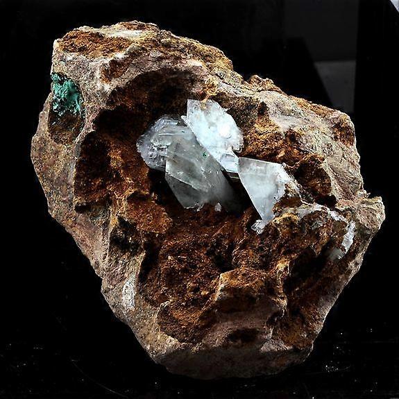 Barite + Malachite 3282.0 carats