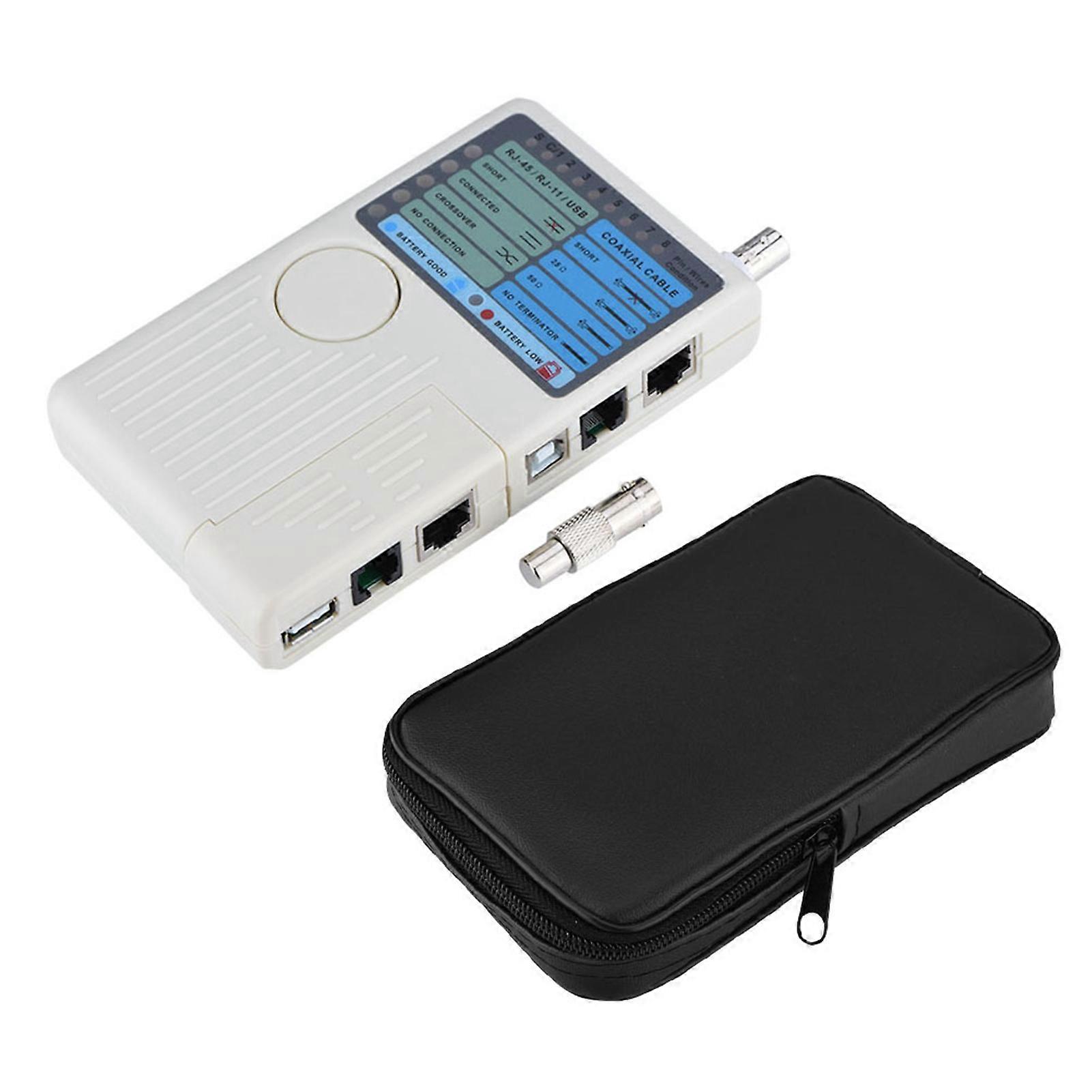 RJ45 / RJ11 / USB / BNC Network Tester LAN Cable Tracker Detector