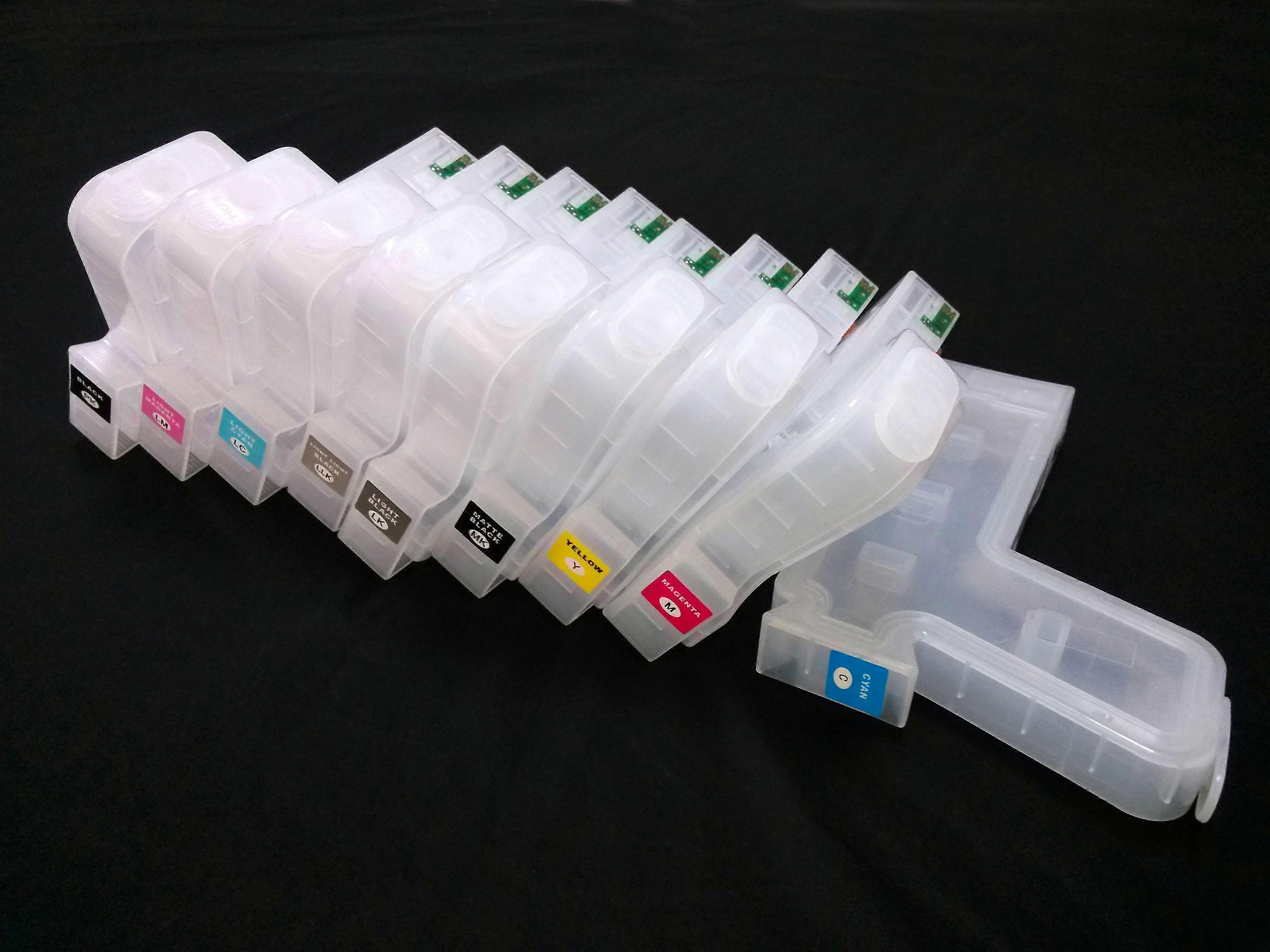 unique 280ml 9colors Empty Ink Cartridges For Epson Stylus PRO 3880 Printer