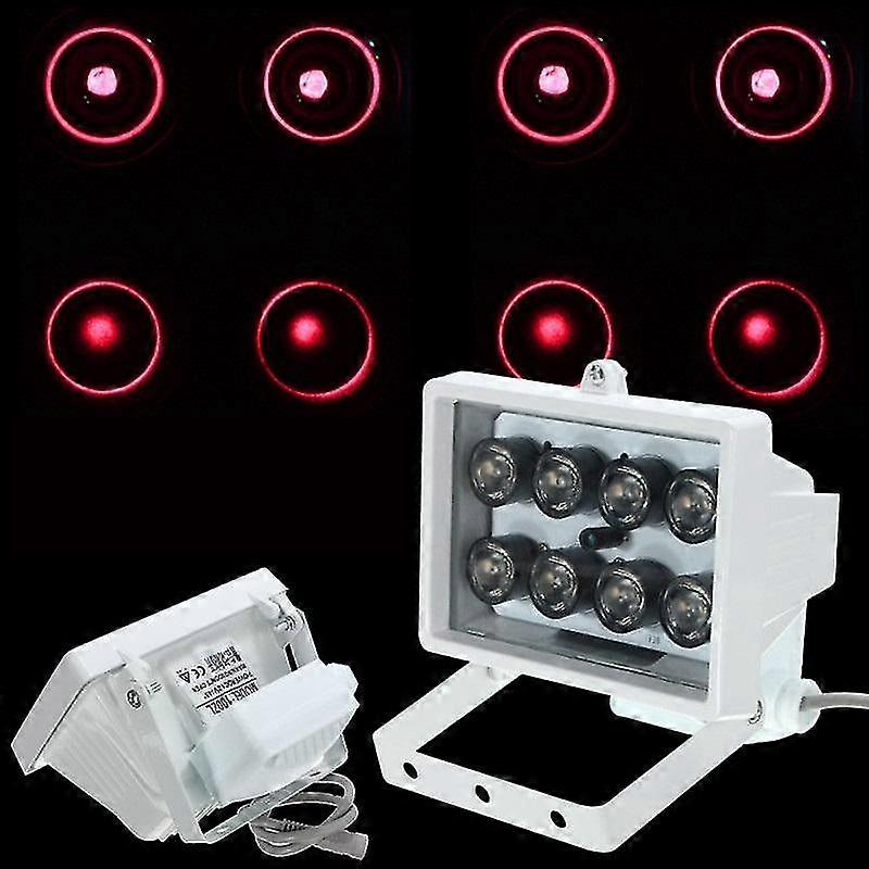 8led 12v Night Vision Lamp Ir Illuminator Infrared Light For Security Camera