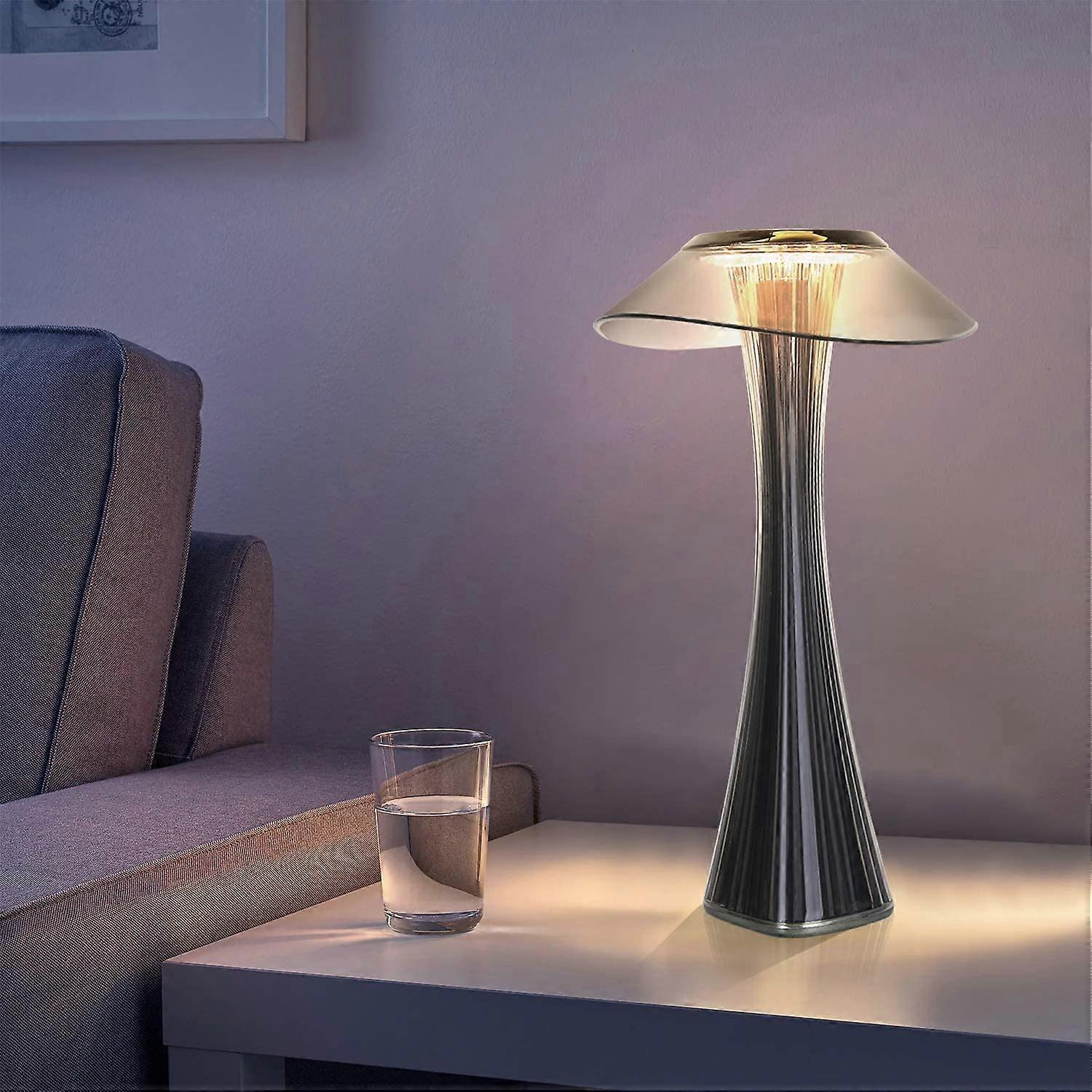 Bedside lamp, small waist acrylic modeling lamp, LED table lamp