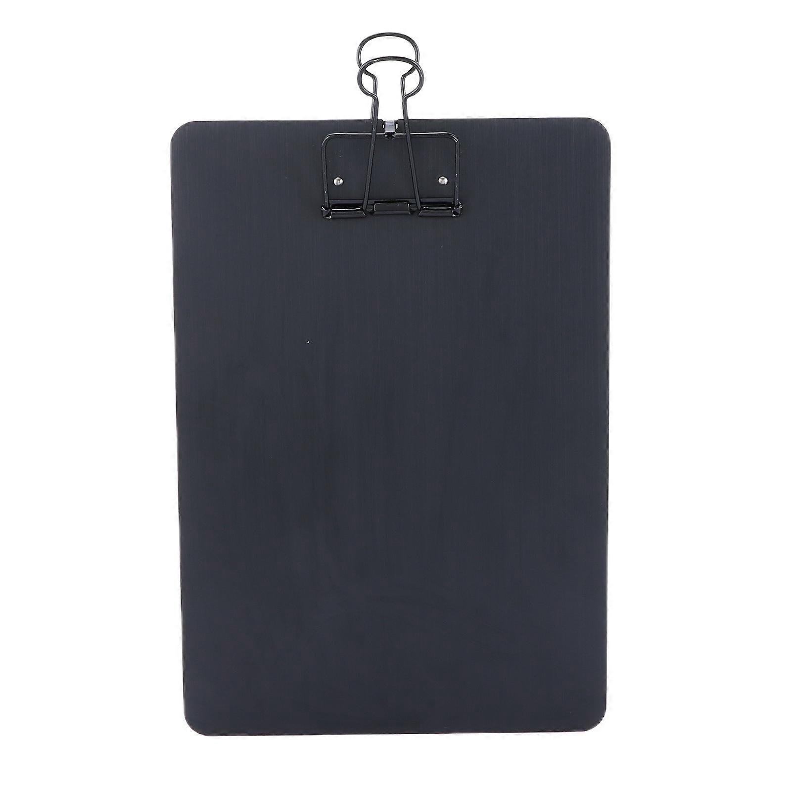 Clipboards Folder Practical Hangable Multifunctional Rust Proof Durable Multi Pack Clipboard for Writing PaintingBlack YEMAA