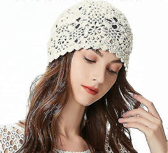 Spring Autumn Women's Handmade Crochet Slouchy Beanie