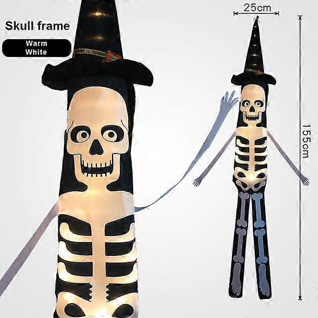 Halloween Decoration LED Flashing skeleton Light Hanging Lantern Home Haunted Horror Props House Bar Halloween Party Decoration
