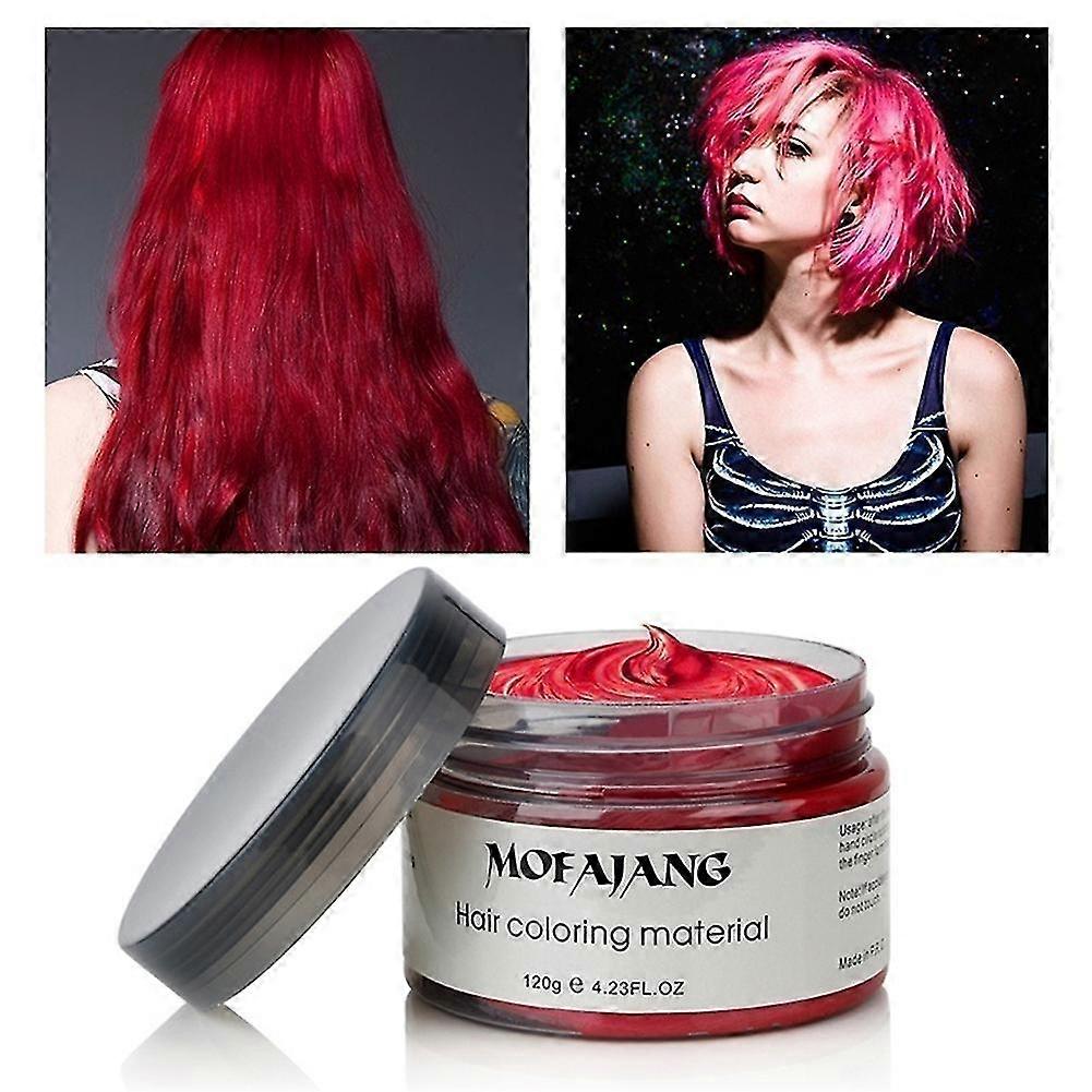 9 Colors 120g Unisex Hair Color Wax Mud Dye Styling Cream Diy Coloring