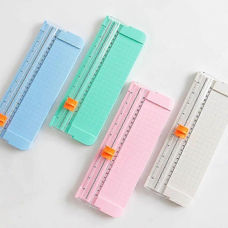 Plastic Manual Cutter School Sliding Handmade Paper-Cutting Knife Household Photo Cropper