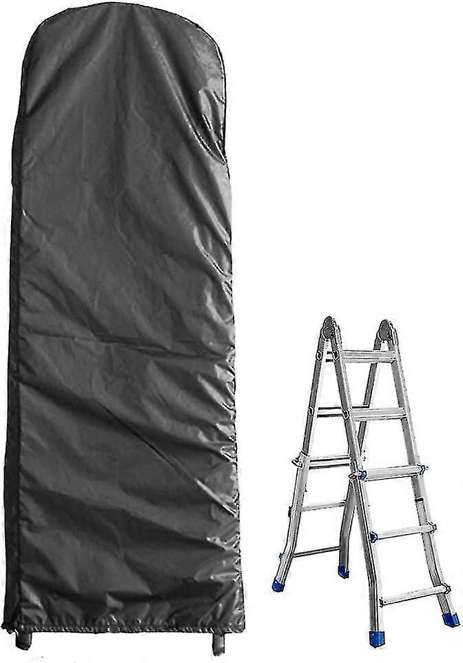 Foldestigebetræk, Støvtæt stigebeskytter, Vandtæt bælte, Snor, Stige, Terrasse, Have, Udendørs, Husholdningsstige, Opbevaringspose, Sort