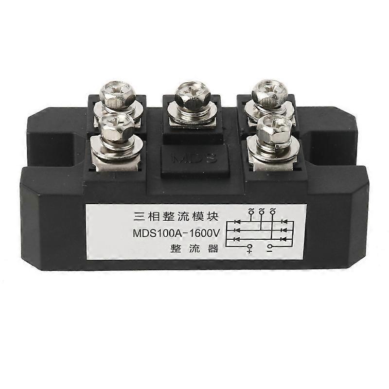 MDS100-16 Bridge Rectifier 100A 1600V 3-Phase Diode Bridge Rectifier Copper Bottom Plate Rectification Module