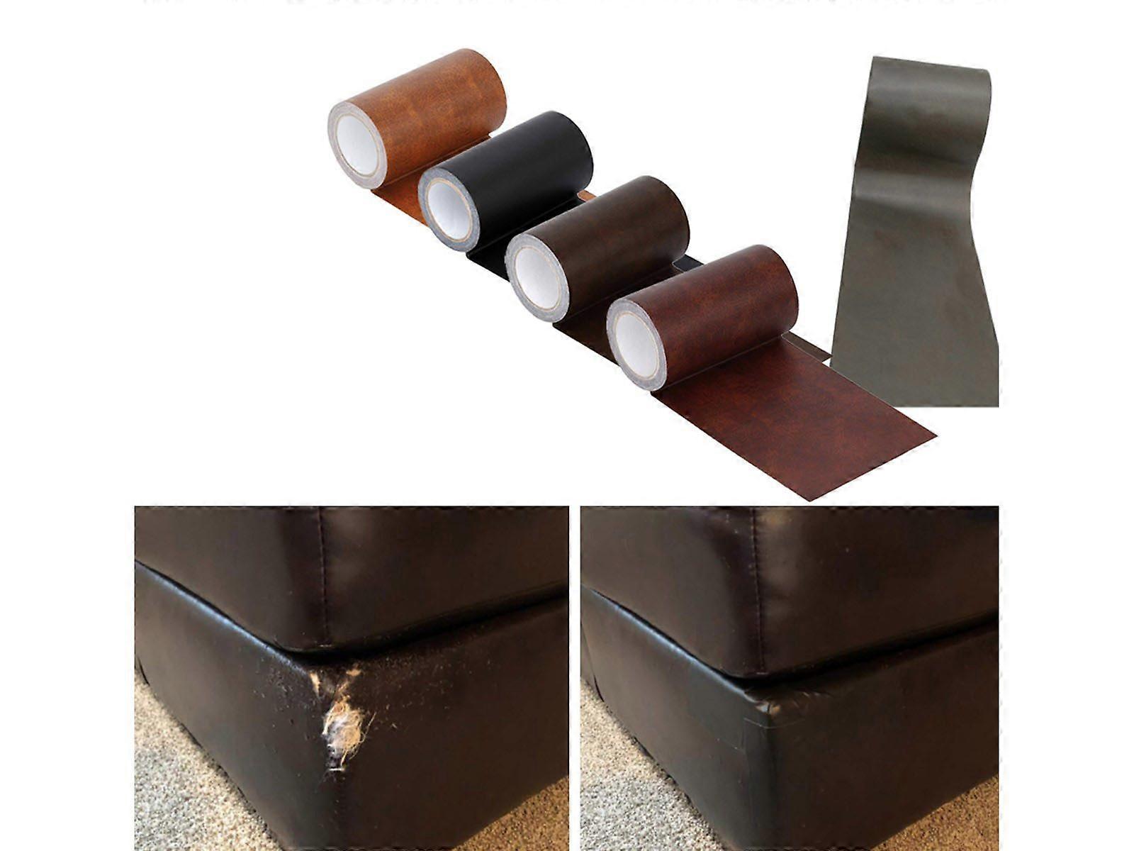 5 Pack Leather Effect Design Repair Patch Tapes for Home Leather Sofa Couch