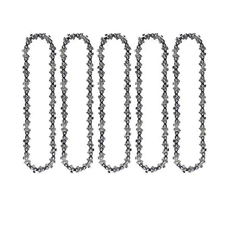 (PAQUET DE 5) Remplacement de la chaîne de mini tronçonneuse de 4 pouces compatible avecPortable électrique sans fil Tous les 4 pouces Mini tronçonneuse Guide Chaîne de scie