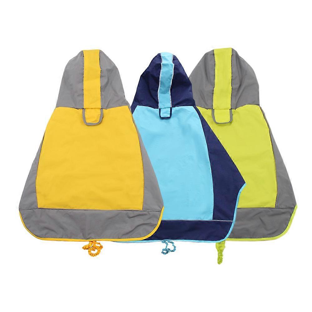Dog Raincoat Small Large Dogs Waterproof Pet Clothes Reflective Dogs Rain Coats Hooded Jacket Raincoat Chihuahua Pet Supplies