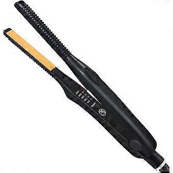 Potlood Stijltang voor kort haar Mini Stijltang Titanium Keramisch BaardHaar Kleine Platte Krultang Reizen Draagbaar voor mannen en vrouwen