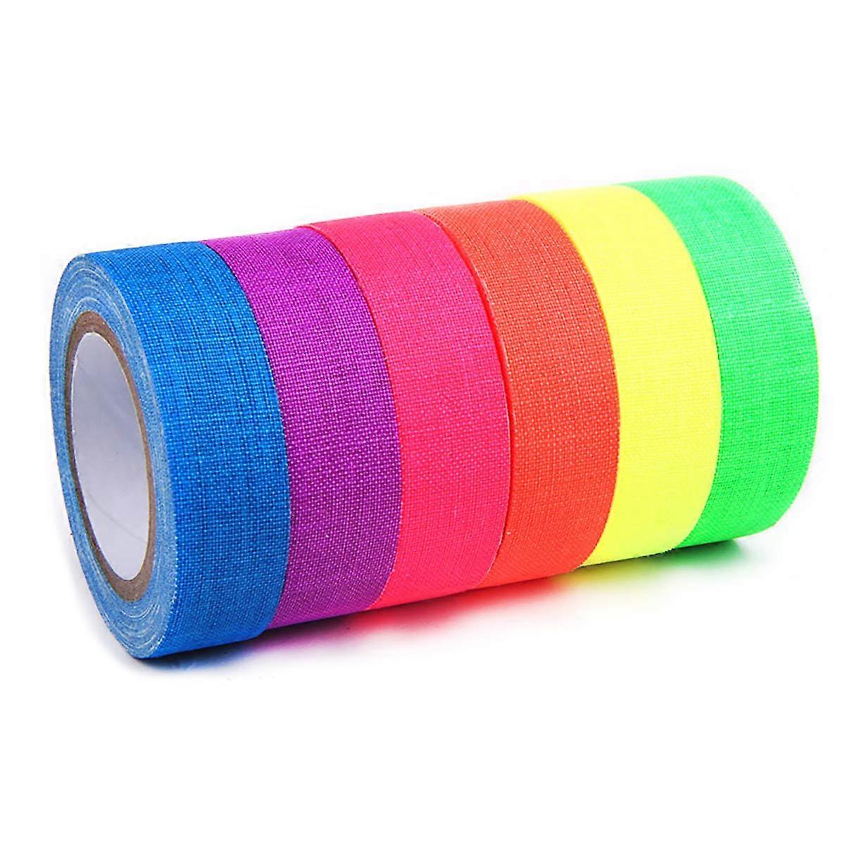 UV Blacklight Ruban réactif Ruban adhésif fluorescent Ceinture Nuit Ruban Lumineux Lueur dans le Noir Ruban Néon