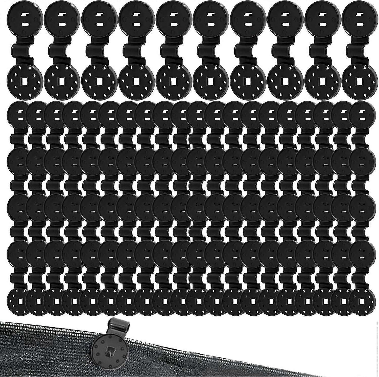 Pack of 100 special clips with eyelet, shade net, special fixing clip for windscreen fabric, shade net, privacy screen