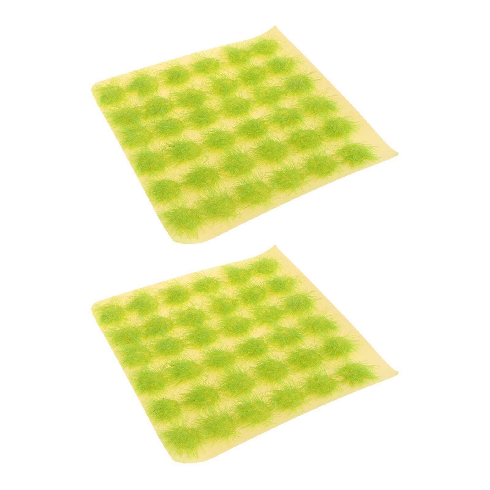 Cluster Grass Scene Grass Tufts Model for Decoration Train Railway Accessory Light Green