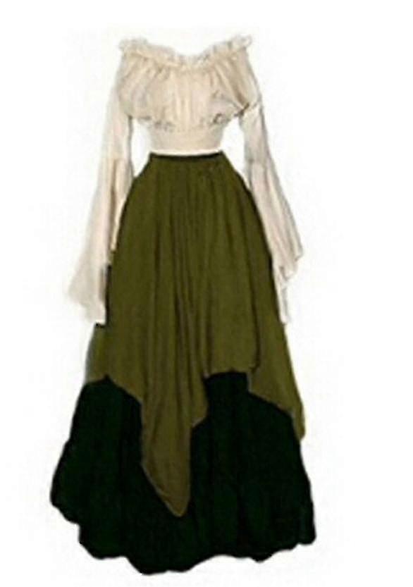 رومانسية عصر النهضة القوطية Cosplay ثوب الرجعية اللباس