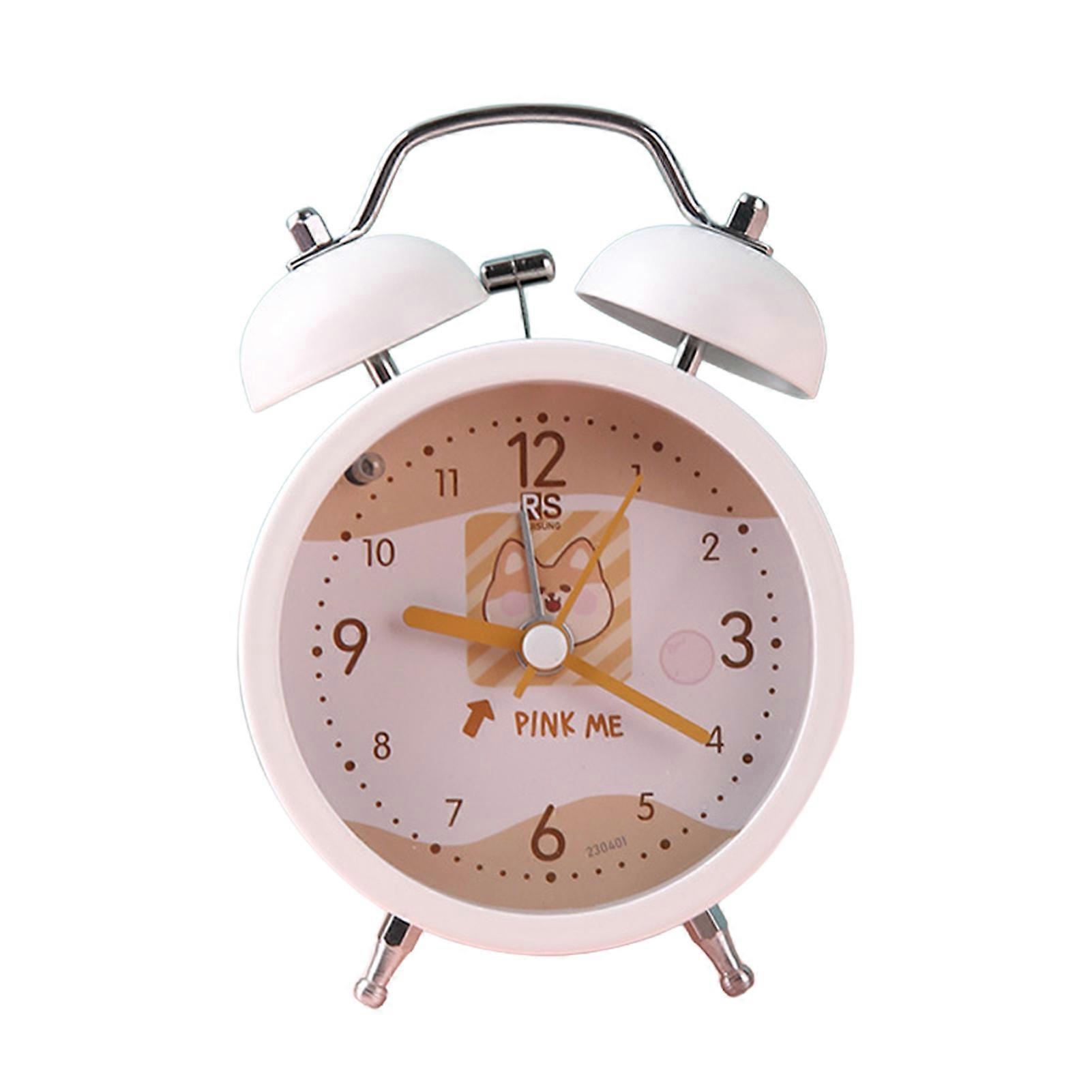 Simple Alarm Clock Compact Portable Battery Powered Functionality Long-lasting Alarm Clock Desktop Decoration