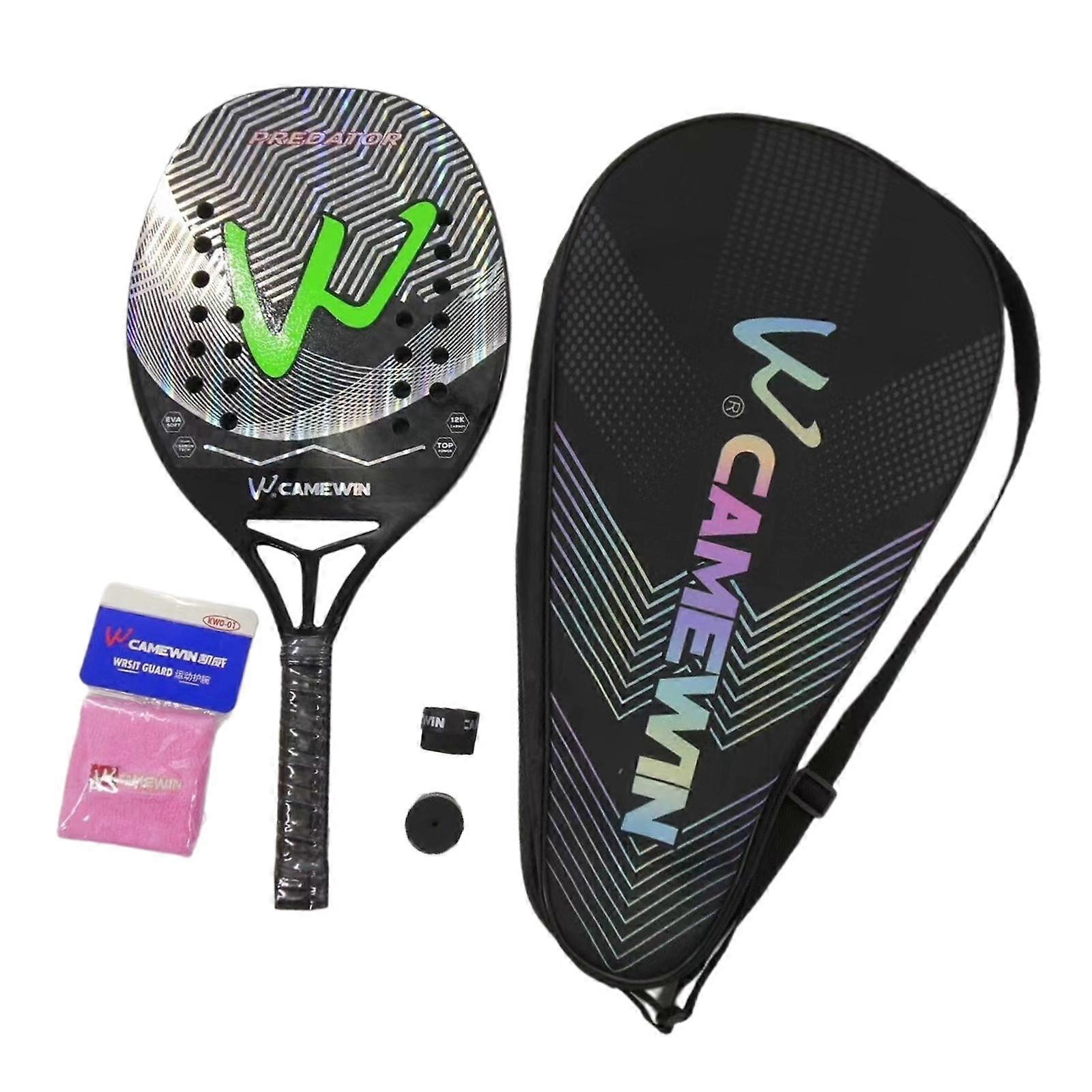 مضرب تنس الشاطئ للأطفال المهنية EVA رغوة الشاطئ التنس المضرب الأخضر