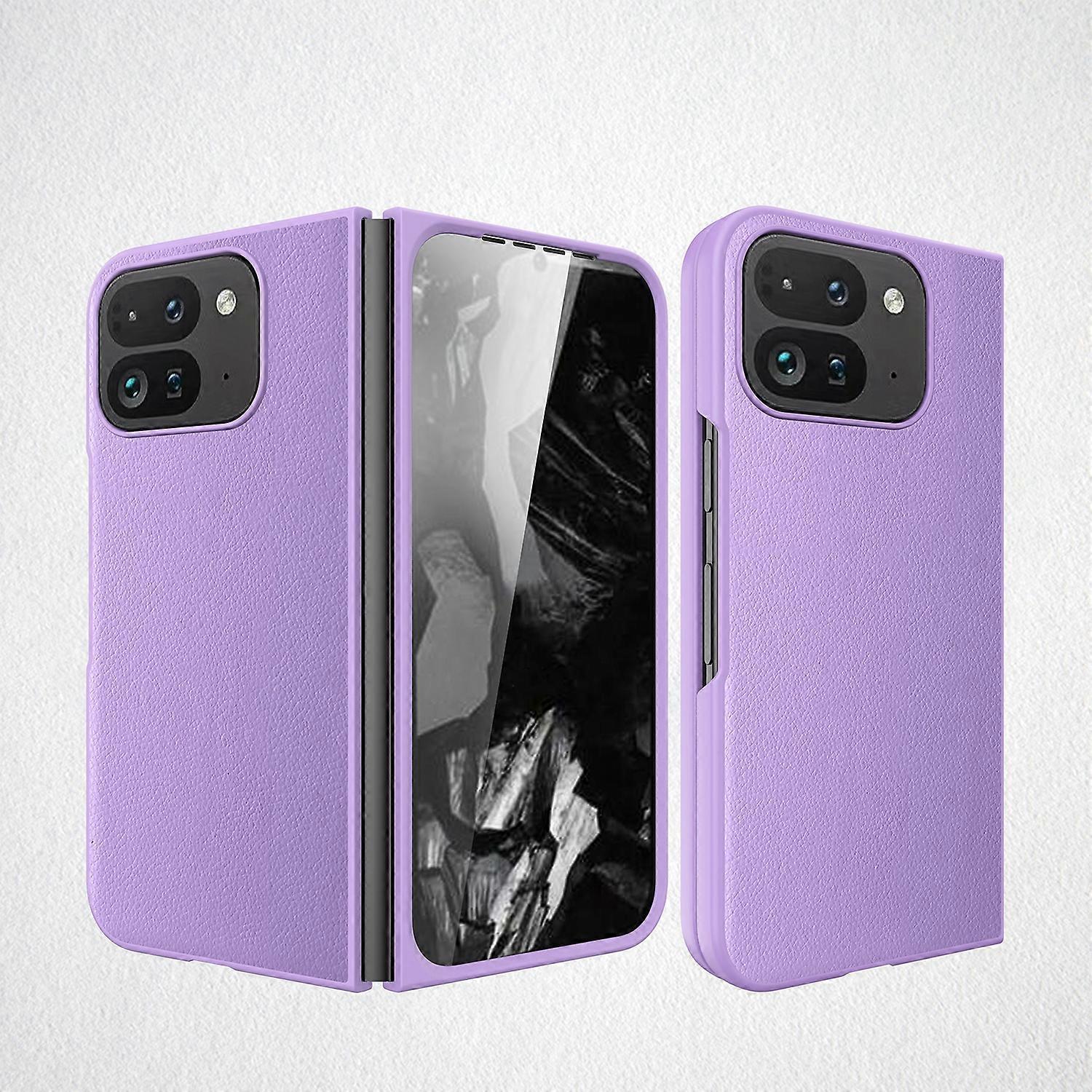 Litchi Texture Leather PC Case For Google Pixel 9 Pro Fold