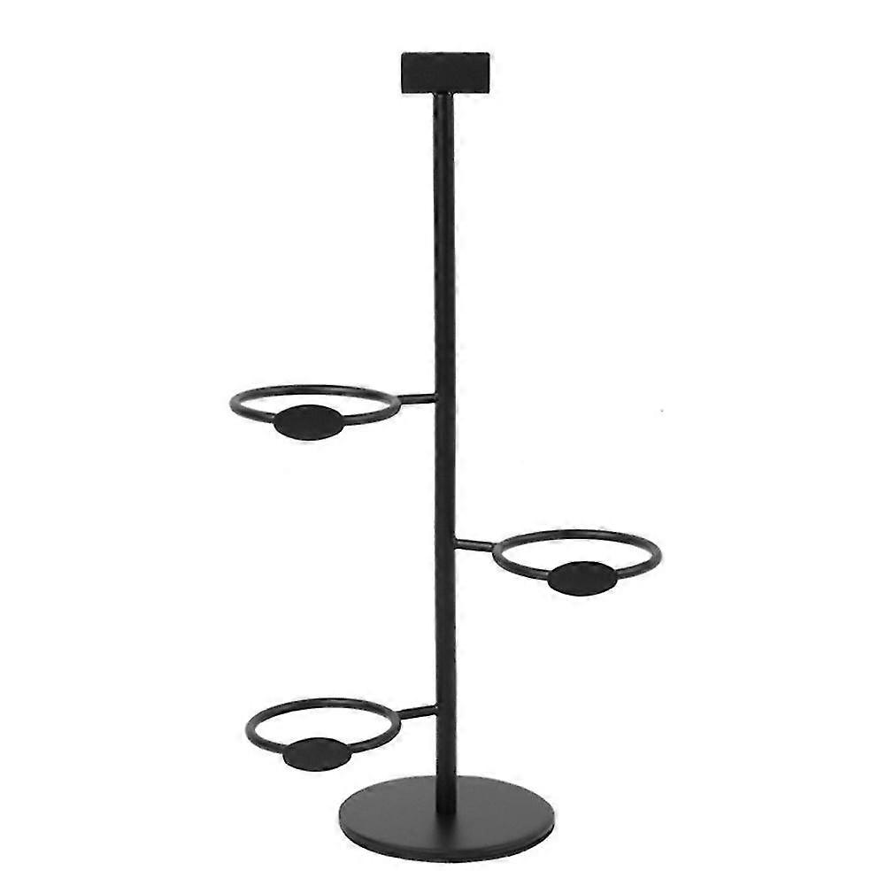 Iron Paper Cup Rack Useful Coffee Cup Display Rack Paper Cup Storage Container for Milk Tea Coffee