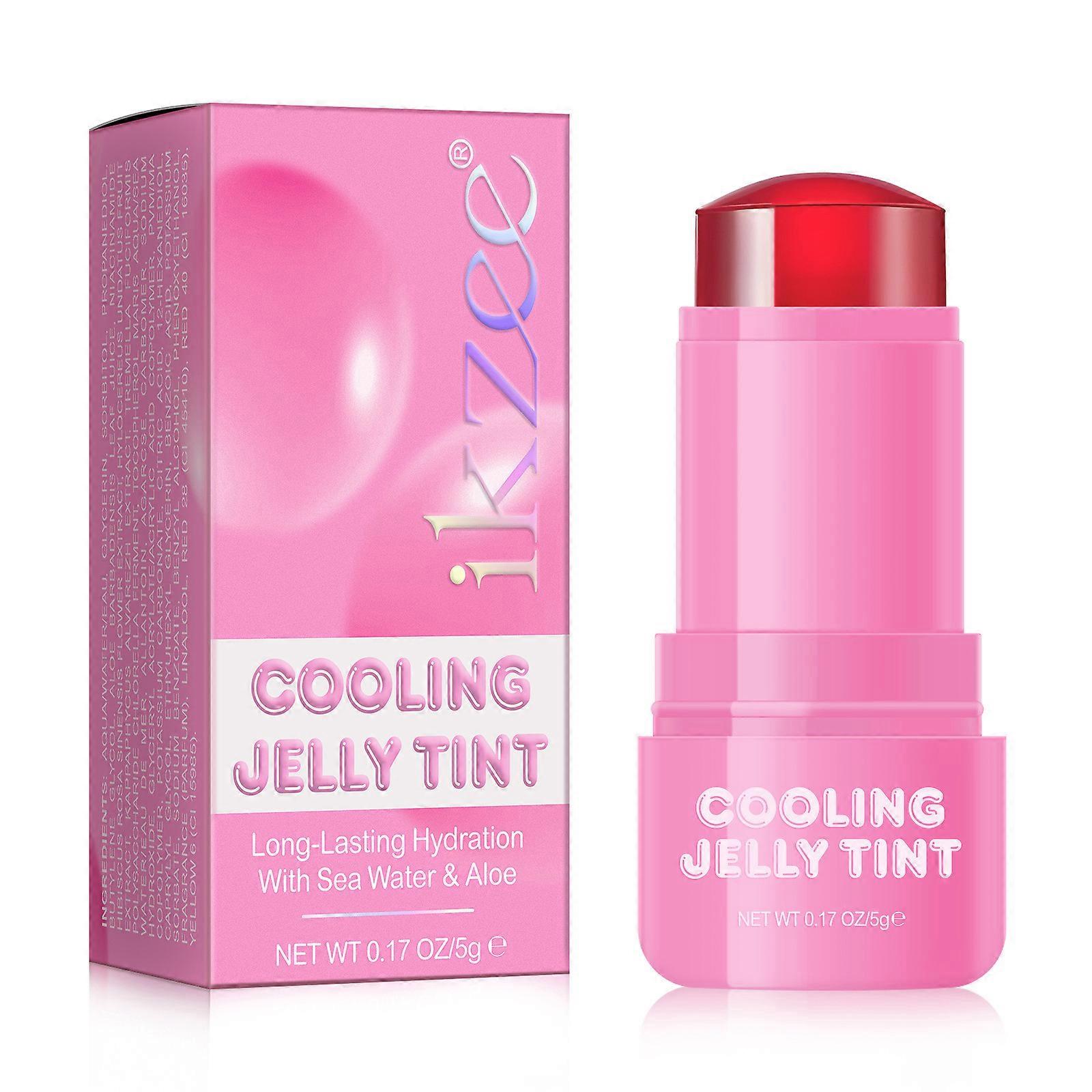 Make-up Set Fruit Jelly Color Tone Cool 0.18oz Průhledné skvrny na rtech a tvářích Constructable Watercolor Paint Finish