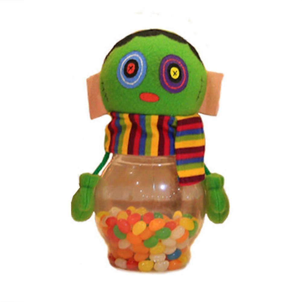 Transparent Plastic Halloween Element Jar Bottle for Candy Chocolate(Corpse)