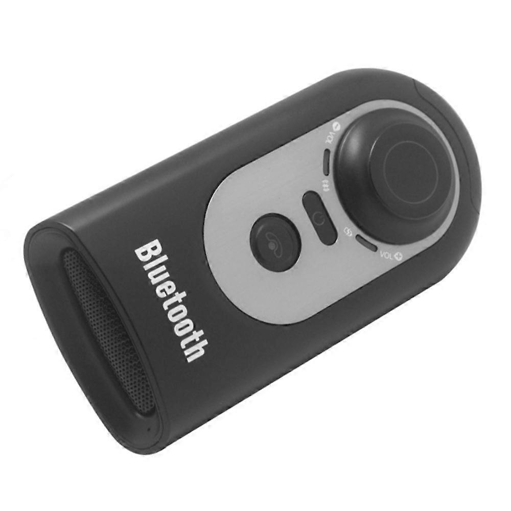Hands Free Bluetooth For Cell Phone Car Kit, Loud Speakerphone, Siri Google Assistant Support, Volume Knob, Wireless In Car Handsfree Speaker With Vis