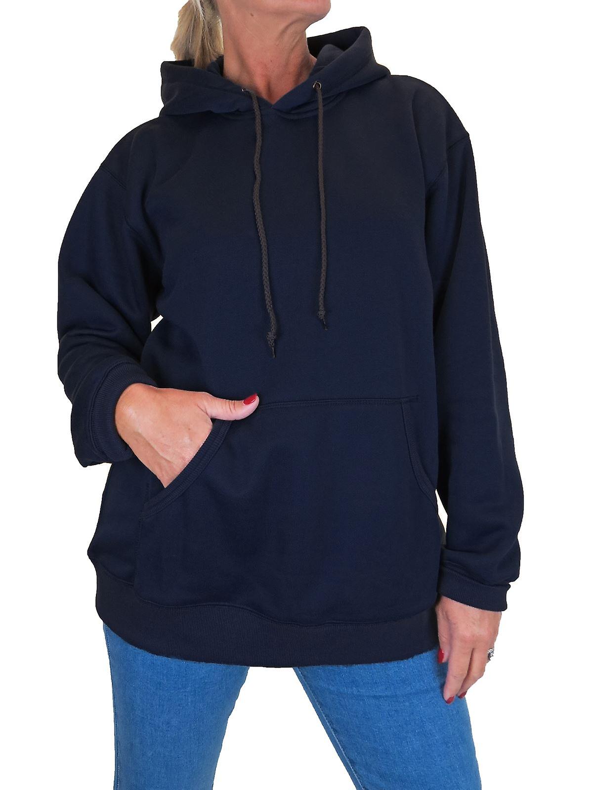 Women's Soft Hoodie Fleece Back Jumper