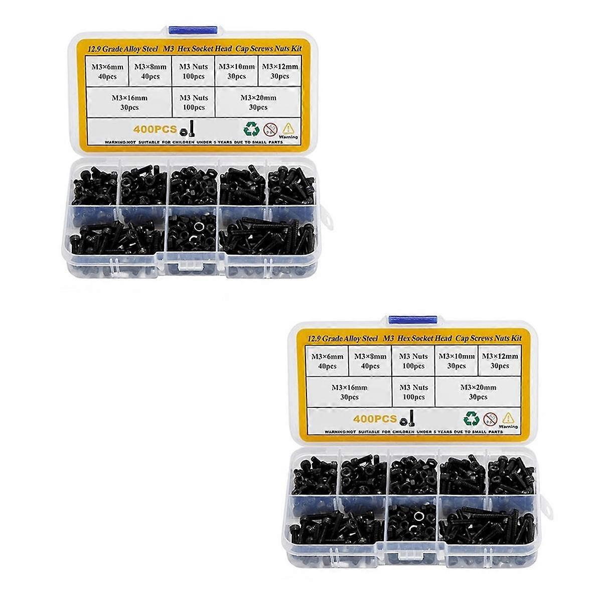 Hexagon Socket Screws with Cylindrical Combination Screw Nut Set
