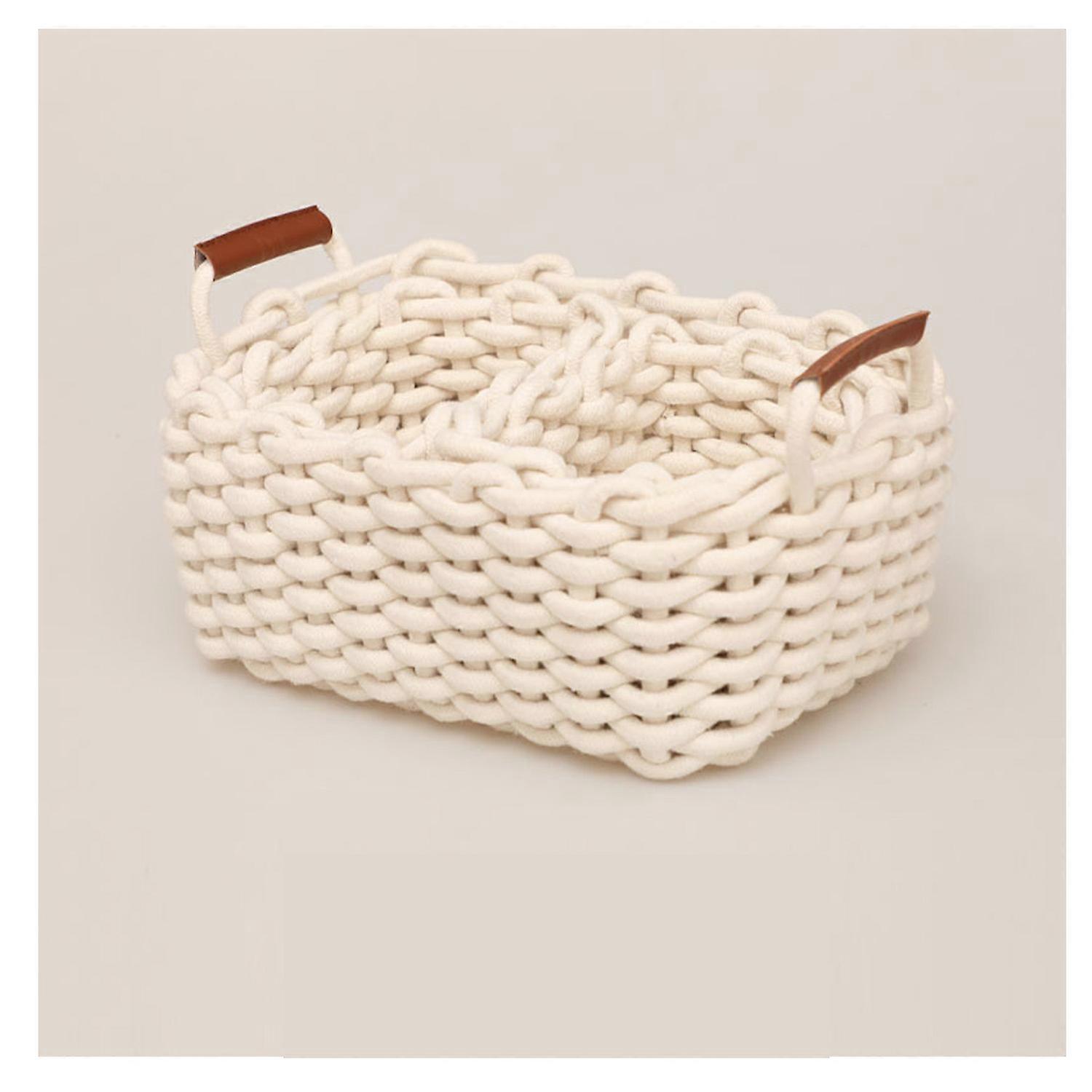 3 Pack Cotton Rope Woven Storage Basket for Organizing