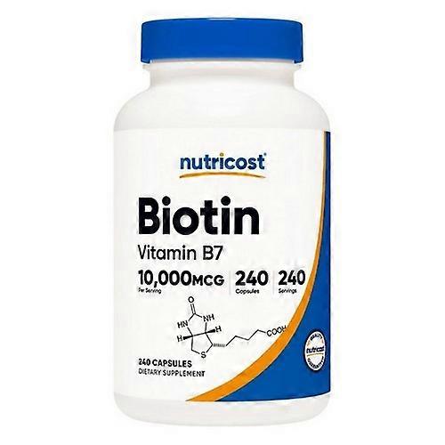 كبسولات بيوتين نوتريكوست ، 10 مجم ، 240 قطعة