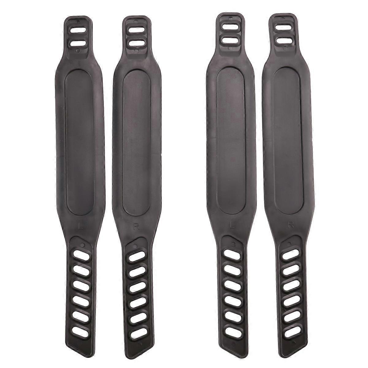 2 Pairs Bike Pedal Straps Adjustable Length Universal Pedal Spinning Exercise Cycle Home or Gym