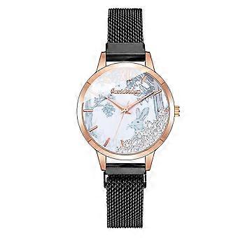 Women Fashion Watch Clock Stainless Steel Casual Dress Wrist Crystal Jewelry