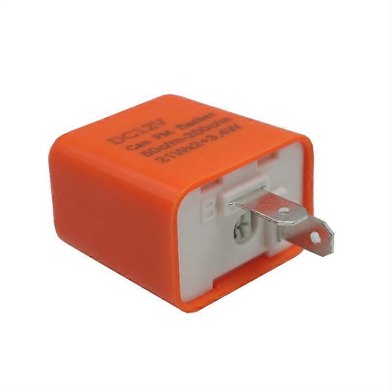 12V 2 Pin LED Flasher Frequency Relay Turn Signal Indicator Motorcycle Motorbike Fix Motorcycle Flasher Multiple Protection Safe
