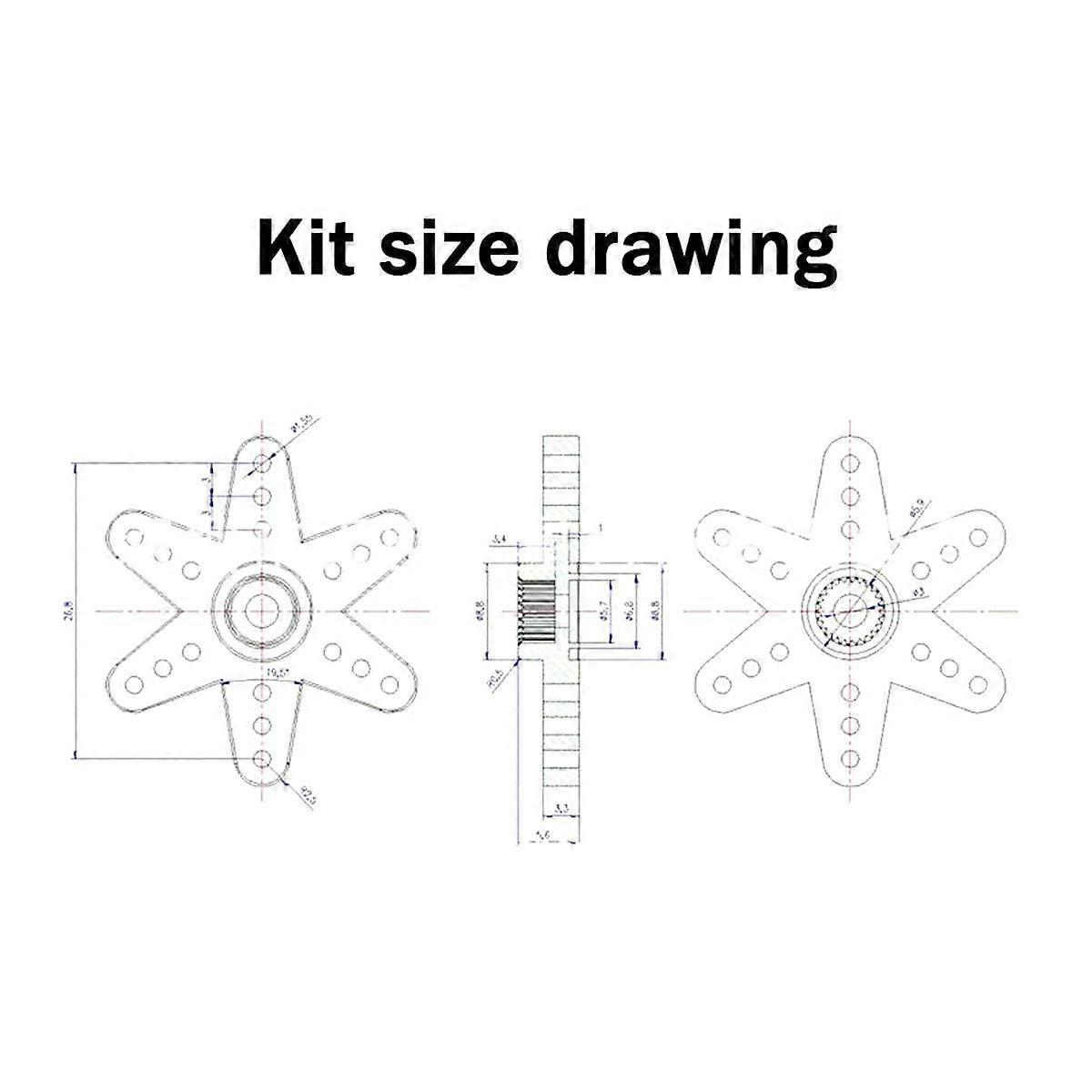 35KG Digital Steering Gear High Torque Metal Steering Gear Aircraft Model Car Model Waterproof Dig