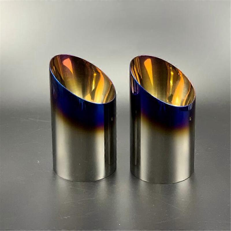 car styling New 2pcs Chrome Stainless Steel Exhaust Pipe Tailpipe For Mazda Axela Hatchback / Mazda 6 CX 5 CX-5 Atenza
