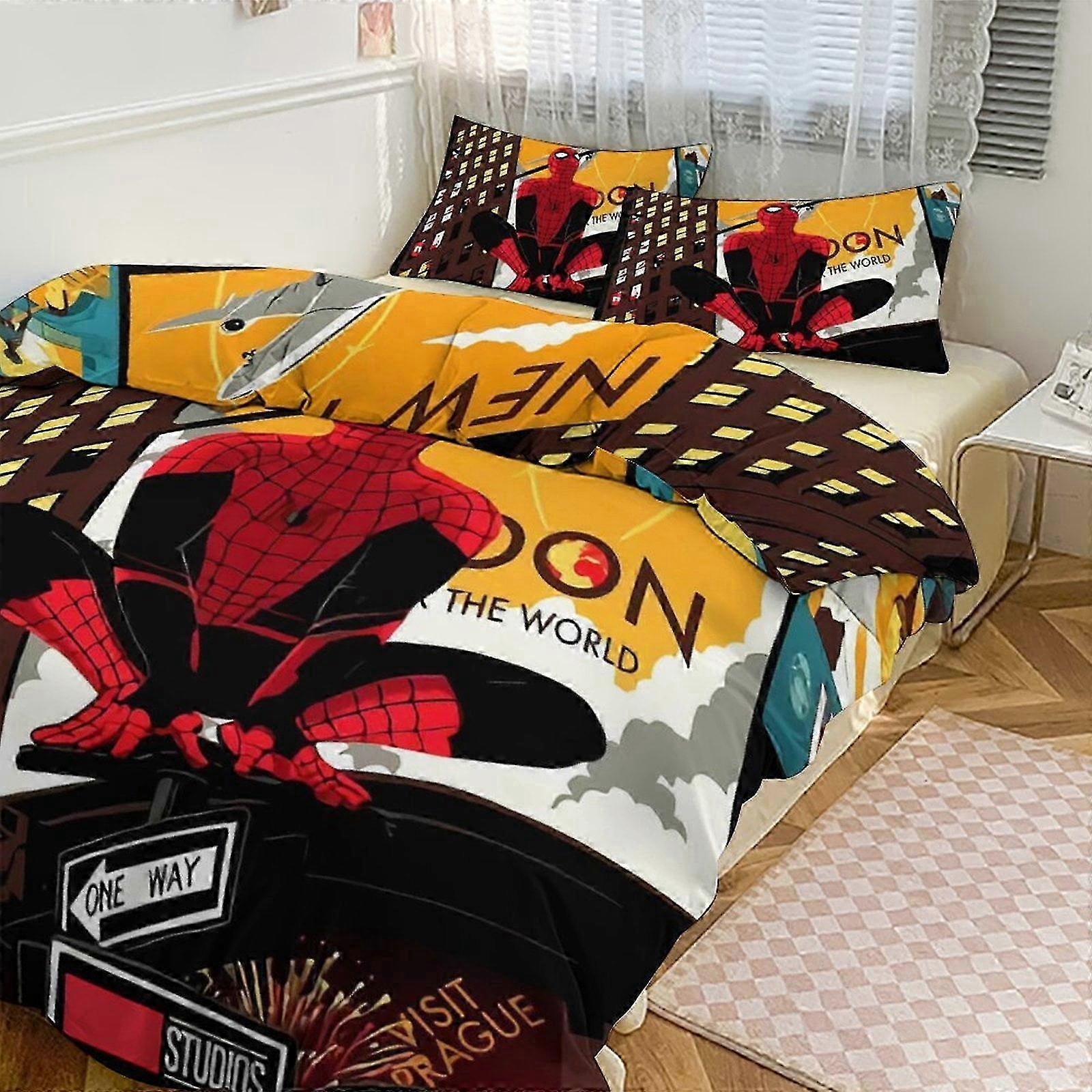 Set di biancheria da letto per ragazze e ragazzi per bambini stile astratto decorazione per camera da letto colore