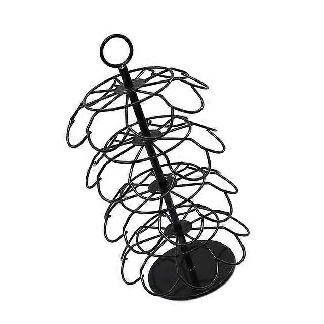 Coffee Capsules Holder Four-layer Convenient Tower Stand Pack Storage Counter Organizer Dining Items for Office Kitchen