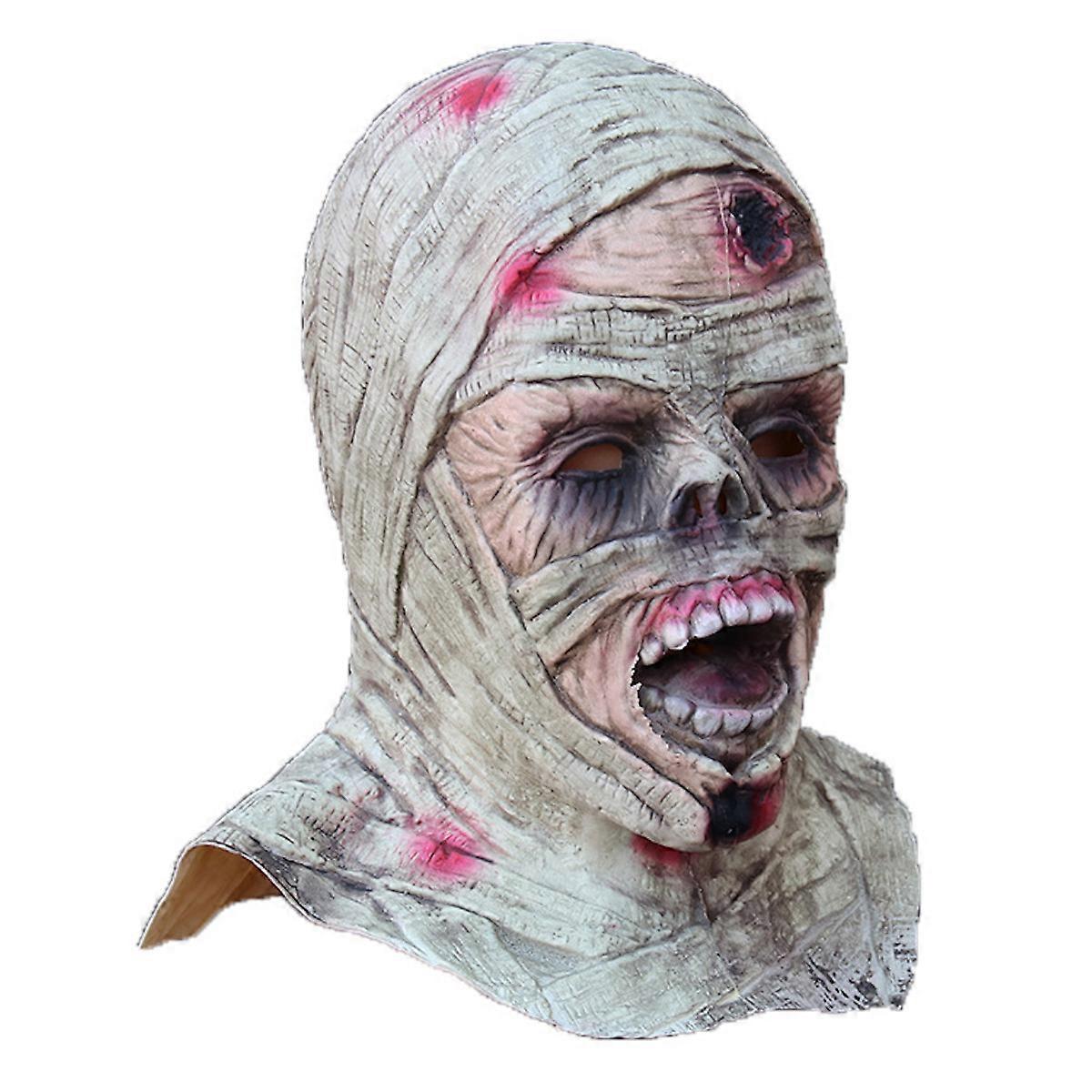 包帯 ゾンビ ゾンビ ミイラマスク ハロウィン コスプレ コスチューム マスク ホラー マスク スクリプト 殺人 ロールプレイ 小道具