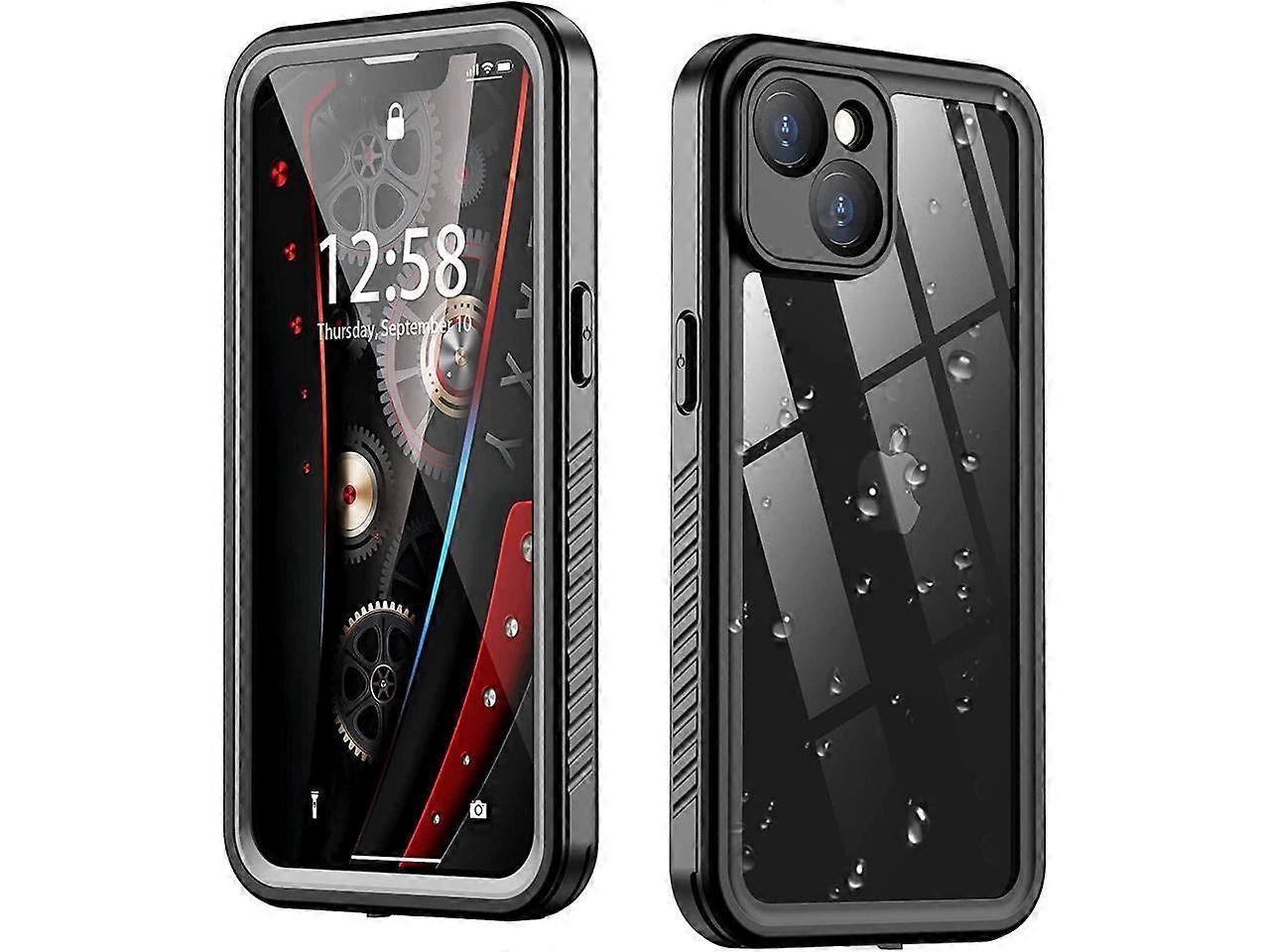 For iPhone 14 Plus Case Waterproof, Shockproof Bumper Case with Built-in Screen Protector, Dustproof Phone Case for iPhone 14 Plus 5G 6.7 inch