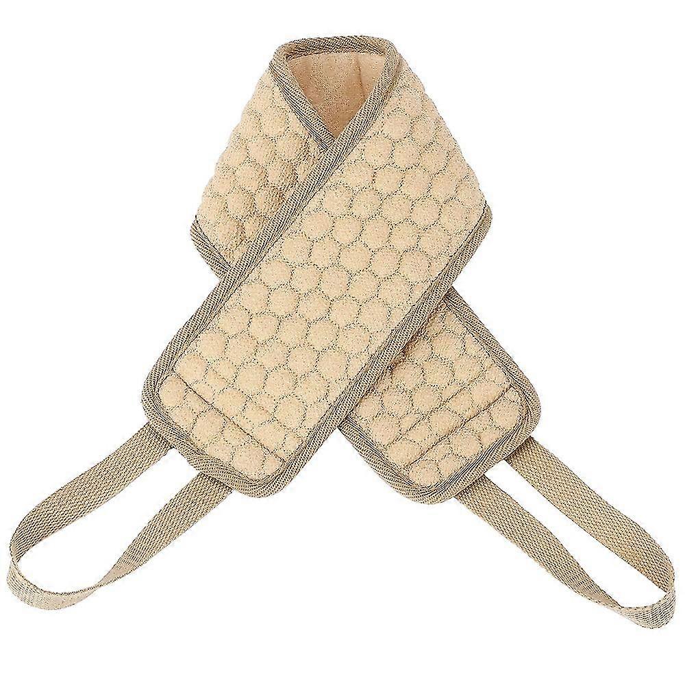 جهاز تنقية الظهر طويل التعامل مع الجسم حزام حمام تقشير اللوف دش اسفنجة