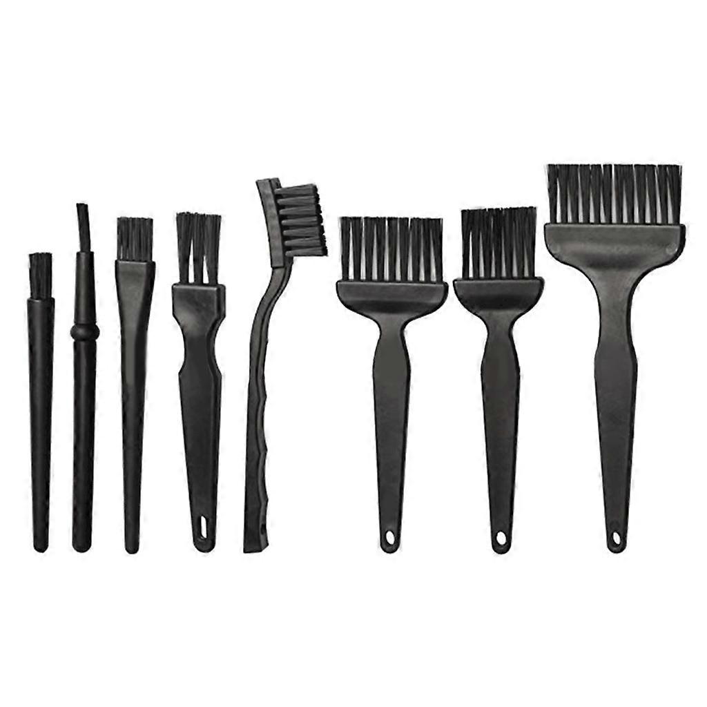 Small Portable Plastic Handle PCB Circuit Board Anti Static Brush Kit Black