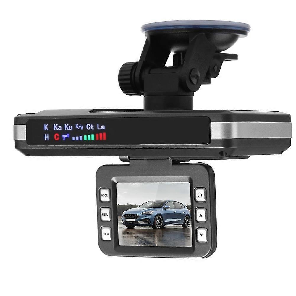 English Russian Voice Alarm Radar Detector 2 in 1 Car Dashboard Camera Car Detector Antiradar Anti-radar Speed X K CT La