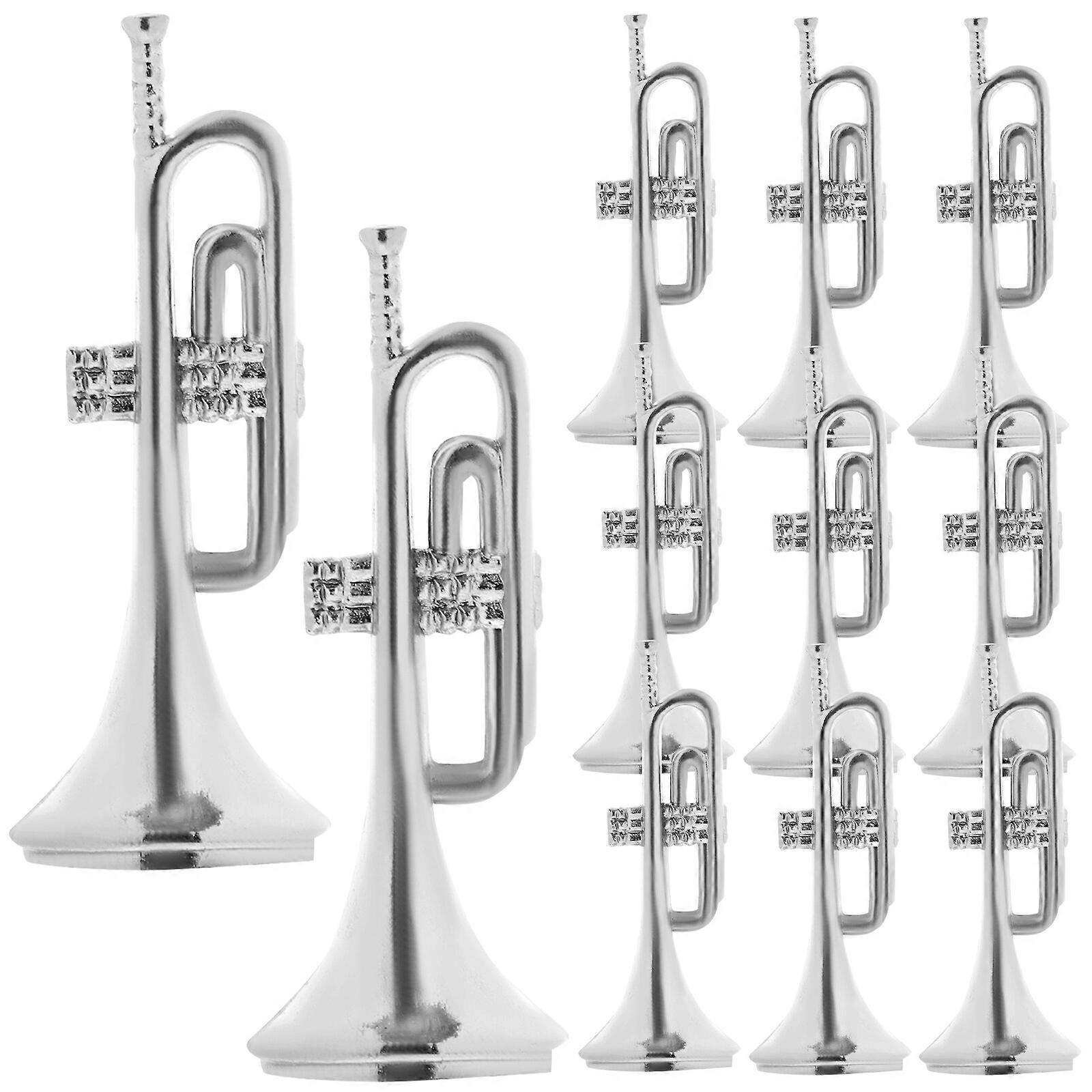 20Pcs Xmas Musical Instruments Christmas Tree Ornament Miniature Instruments Model