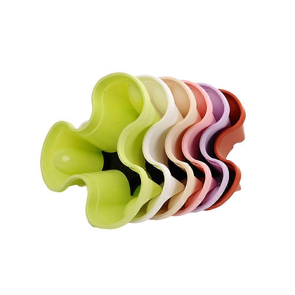 Multi Layer Plastic Planter compatible with Strawberry Basin with Superimposed 3D Flower Pot