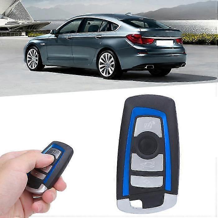 Remote Key Case Shell Key Fob Protector Anti-corrosion Blue/silver Replacement For 550i Gt Motorcycle Case 3 4 Keys